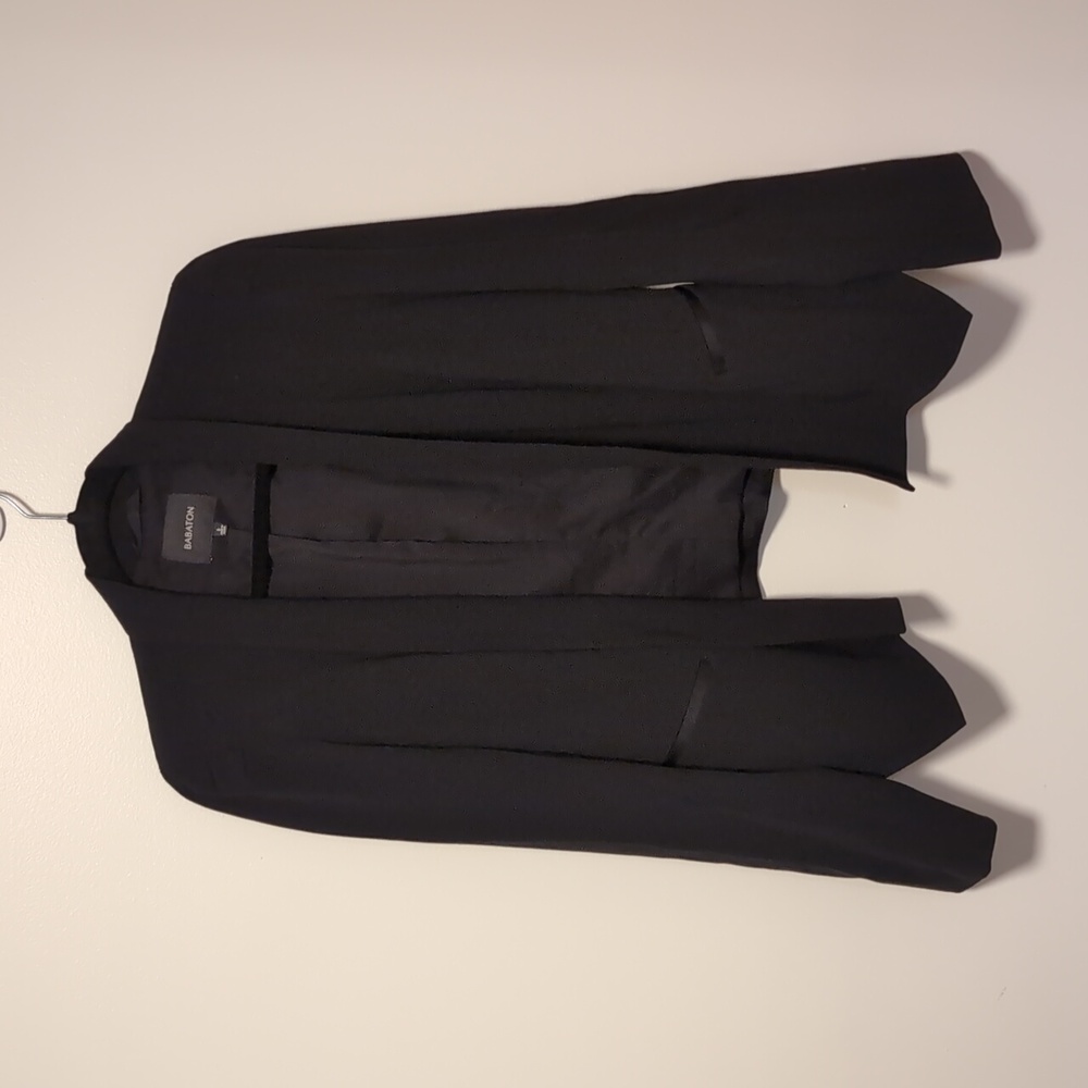 Women's Aritzia x Babaton Relaxed Open Front Black Blazer Size 8 $195